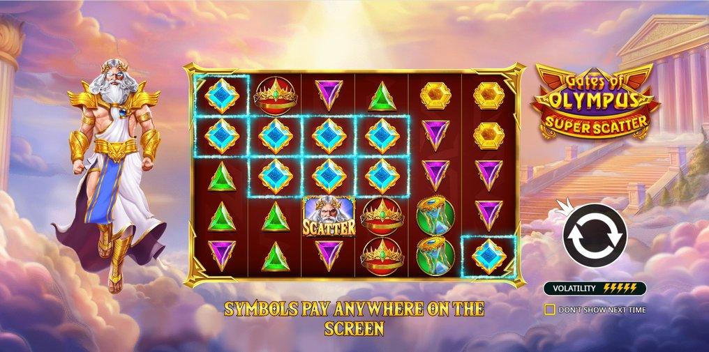 Gates of Olympus Super Scatter play